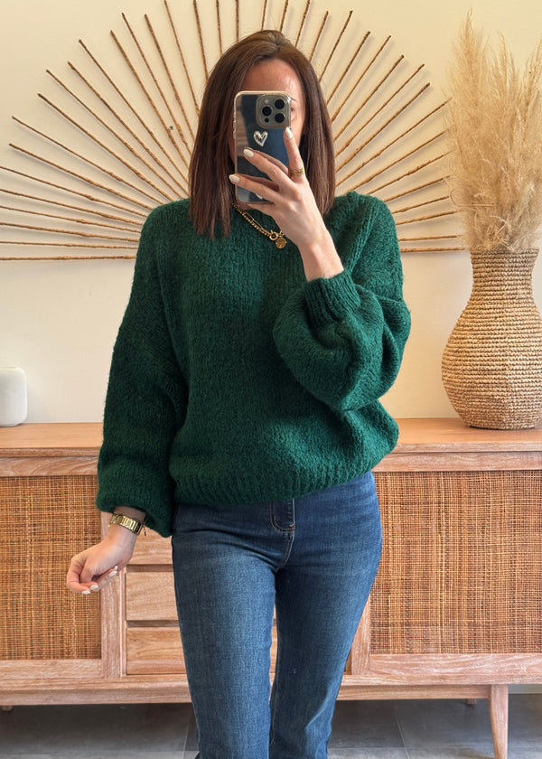 PULL CLARA VERT SAPIN