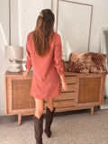 ROBE KELYA VIEUX ROSE