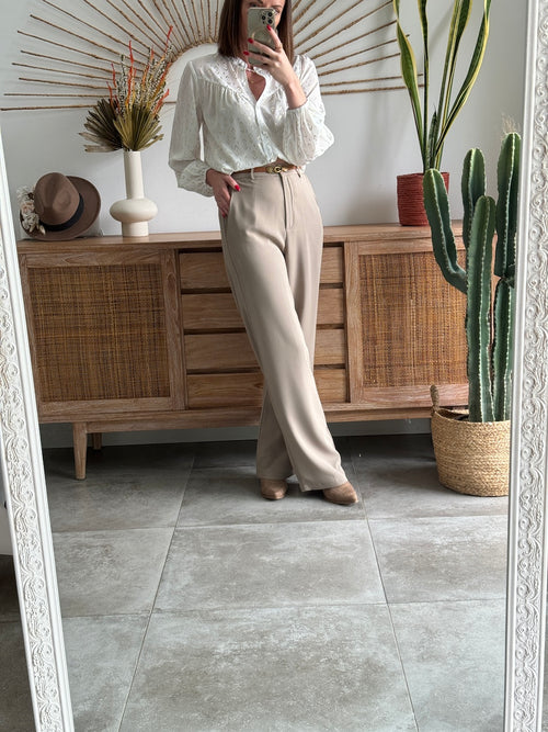 PANTALON CATHERINE BEIGE