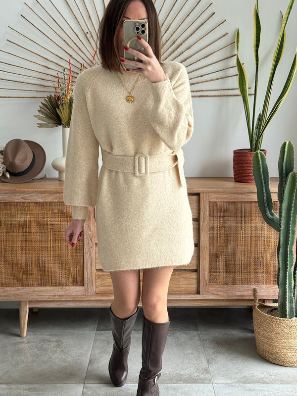 ROBE PULL LINDY BEIGE