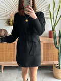 ROBE PULL LINDY NOIR