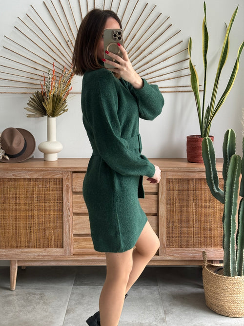 ROBE PULL LINDY VERT SAPIN