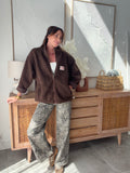 VESTE MAYLI MARRON