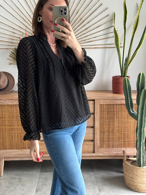 BLOUSE MARLENE NOIR