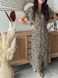 ROBE VALERIE LEOPARD