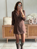 COMBI-SHORT ARIA MARRON