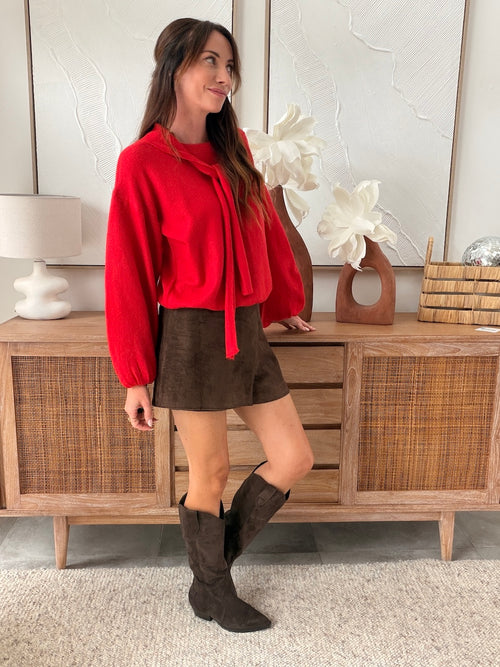 PULL CASSIOPÉE ROUGE