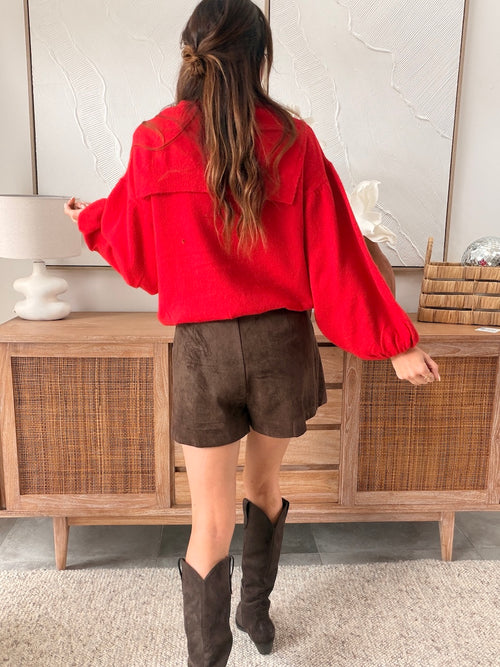 PULL CASSIOPÉE ROUGE