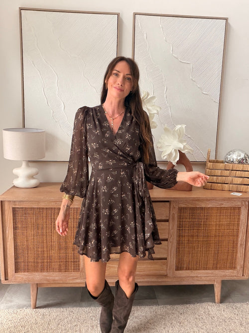 ROBE LORENA CHOCOLAT