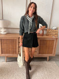 JUPE SHORT ALIETTE NOIRE