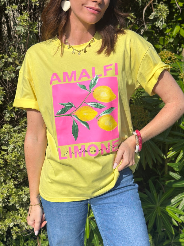 TEE SHIRT CAPRI JAUNE