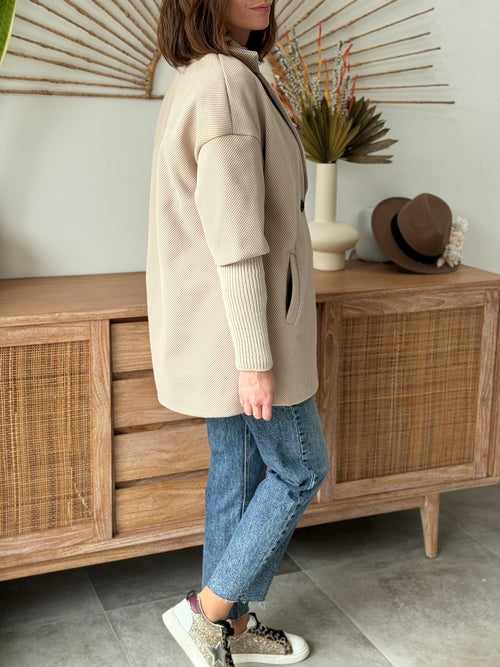 MANTEAU ELEANOR BEIGE