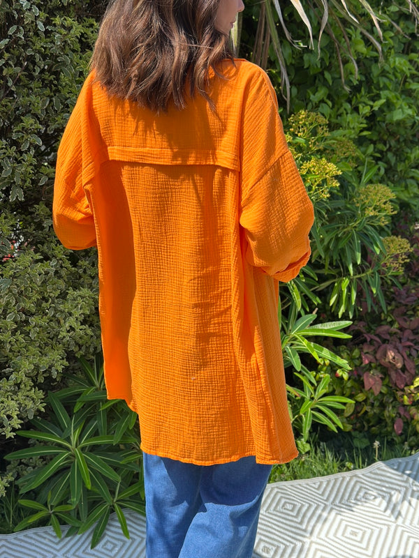 CHEMISE KELLY ORANGE