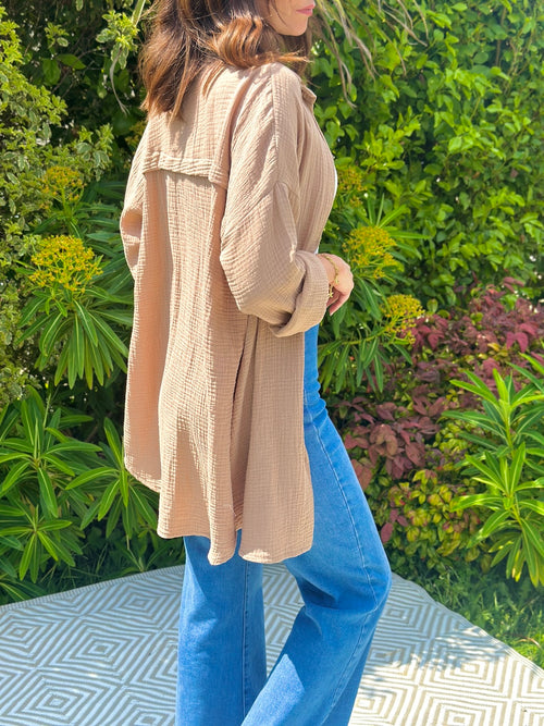 CHEMISE KELLY TAUPE