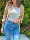 CHEMISE KELLY TAUPE
