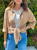 CHEMISE KELLY TAUPE