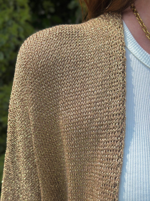 GILET CLAIRE OR