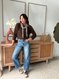 GILET TIARA CHOCOLAT