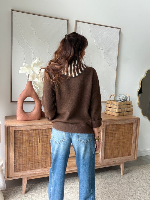 GILET TIARA CHOCOLAT