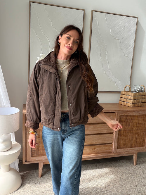 VESTE MADDIE CHOCOLAT