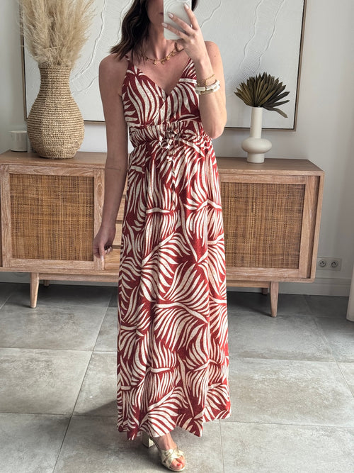 ROBE JULINE TERRACOTTA