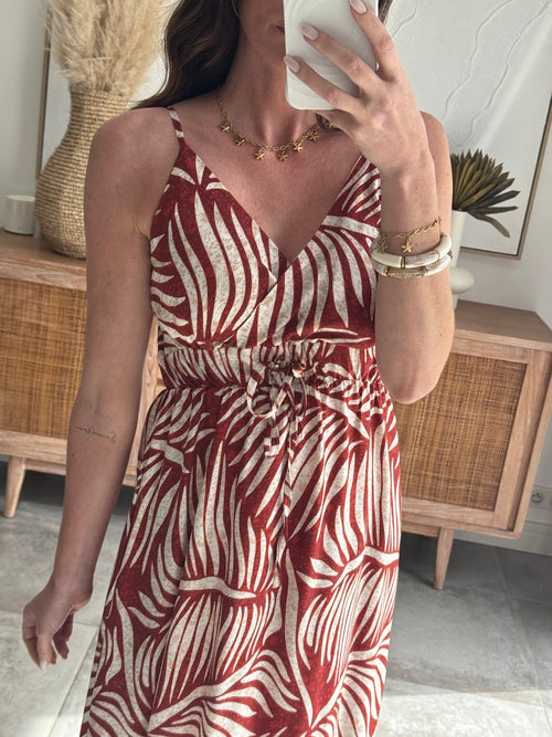 ROBE JULINE TERRACOTTA