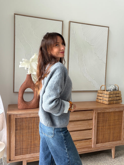 GILET ALMA GRIS