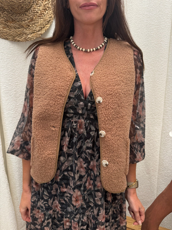 GILET JUDY CAMEL