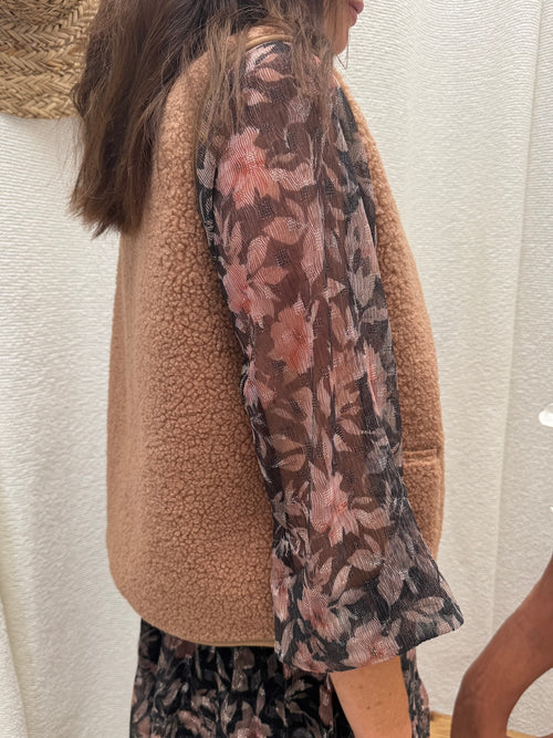 GILET JUDY CAMEL