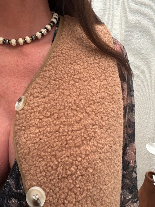 GILET JUDY CAMEL