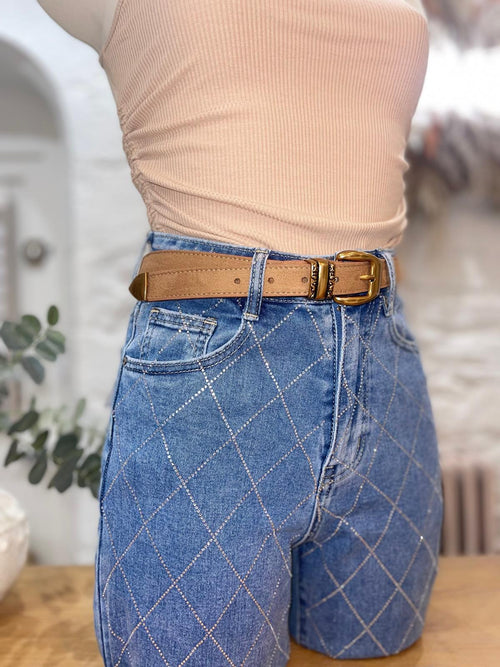 CEINTURE TAMITA TAUPE