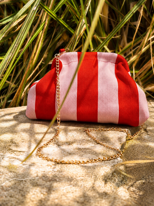 SAC RAYURE ROUGE