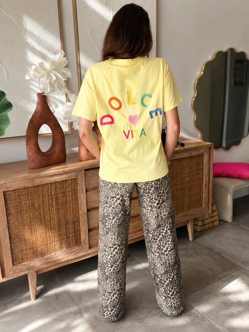 TEE SHIRT DOLCE JAUNE