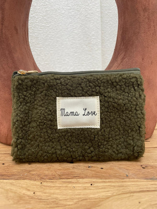 POCHETTE MAMA LOVE KAKI