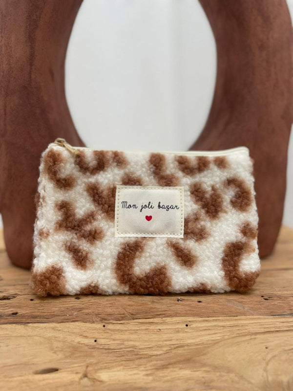 POCHETTE MON JOLI BAZAR MARRON