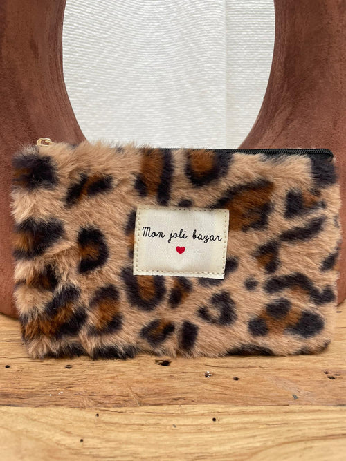 POCHETTE MON JOLI BAZAR LEOPARD