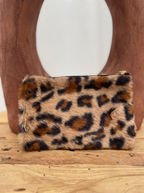 POCHETTE UNIQUE LEOPARD