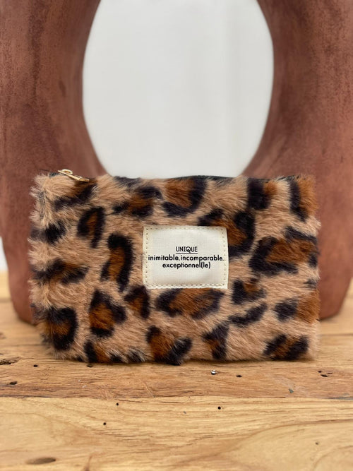 POCHETTE UNIQUE LEOPARD