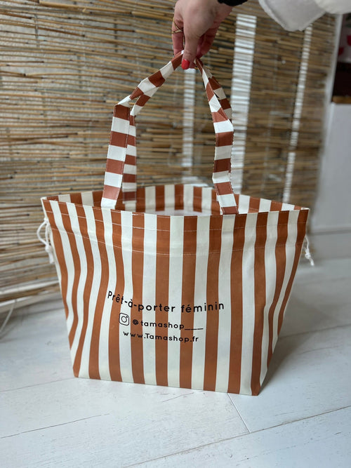 TOT BAG RAYURE