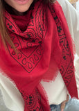FOULARD LINETTE ROUGE