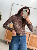 Ceinture réglable chocolat boucle bijou dorée – INAYA – photo 1