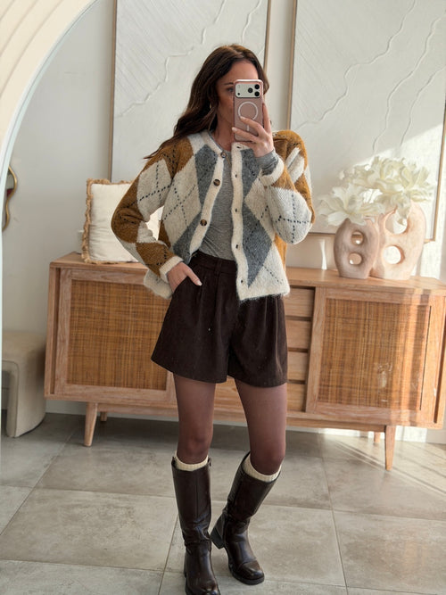 Chaussettes hautes femme douces et chaudes beige – WINTER – photo 2