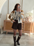 Chaussettes hautes femme douces et chaudes beige – WINTER – photo 2