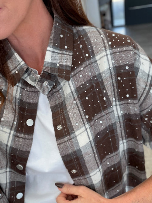 CHEMISE KELINA MARRON