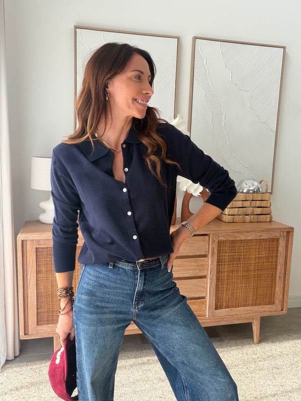 GILET TILDA MARINE