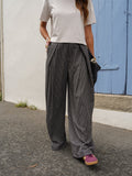 Pantalon à carreaux coupe droite taille élastiquée – ROBY – photo 15