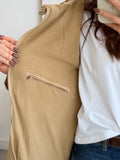 Parka longue beige déperlante doublure douce – THEA – photo 2