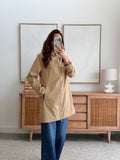 Parka longue beige déperlante doublure douce – THEA – photo 6