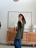 Parka longue kaki déperlante doublure douce – THEA – photo 3