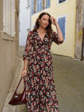 Robe midi fleurie – ROBE NALA – TAMASHOP